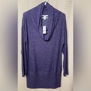 White House Black Market NWT (Purple/Grey Available) Cowl Neck Sweater Retail 70